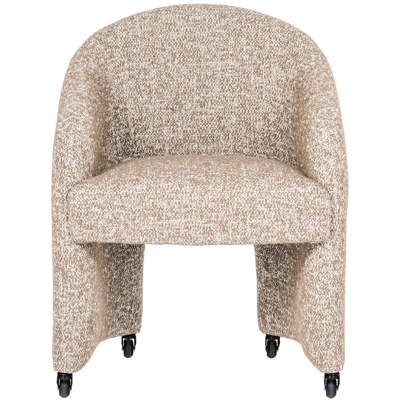 Cordo Melange Dining Chair with Wheels