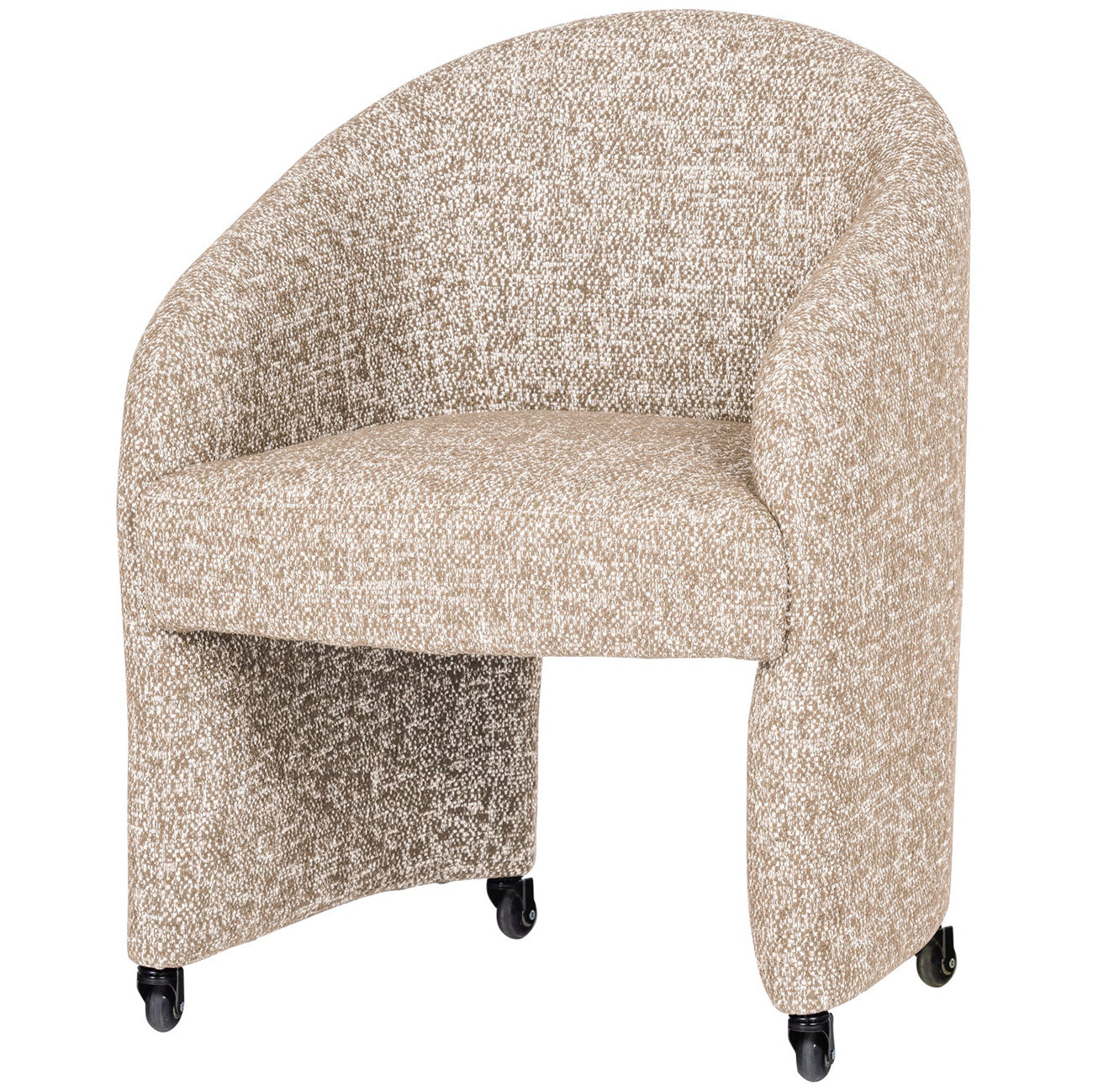 Cordo Melange Dining Chair with Wheels