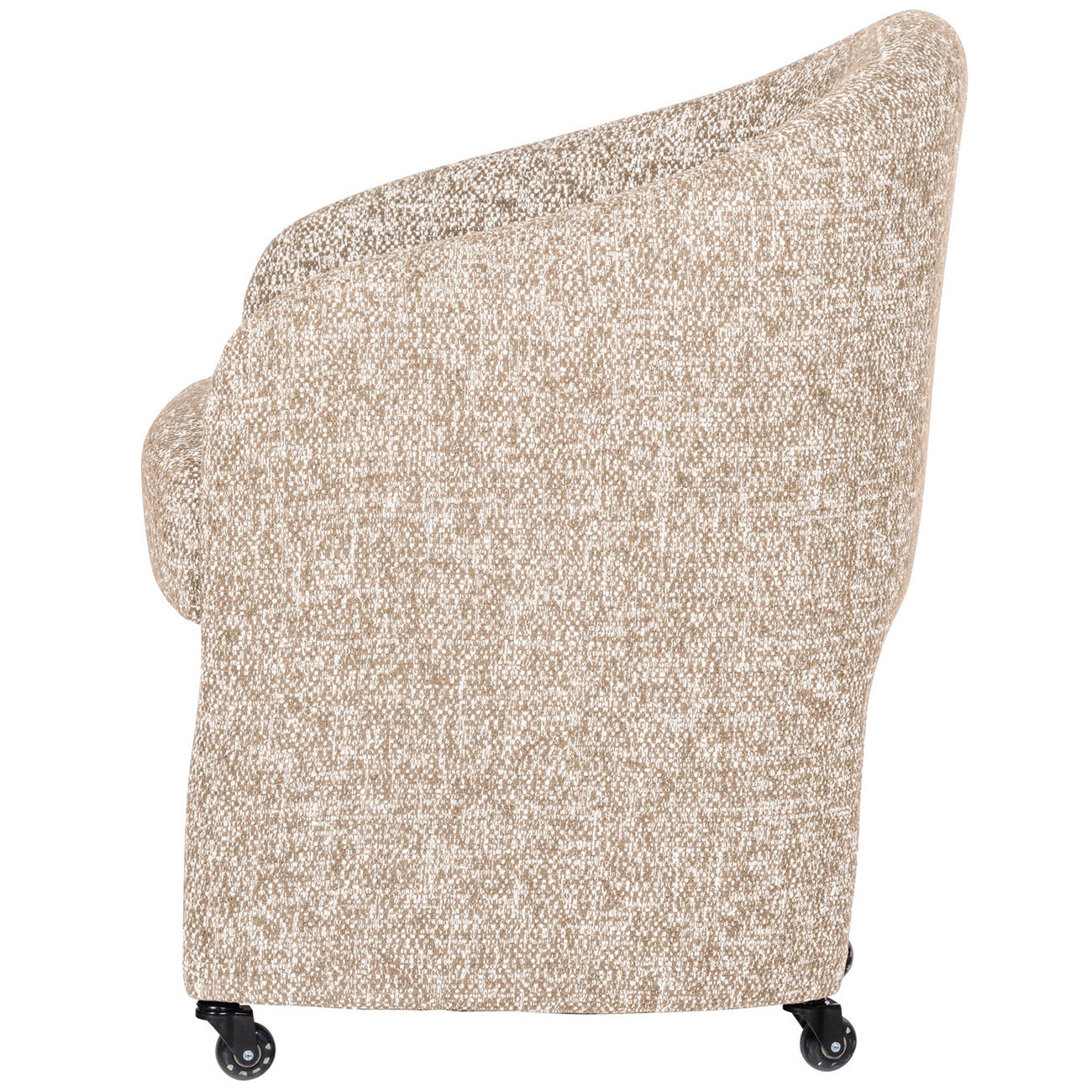 Cordo Melange Dining Chair with Wheels