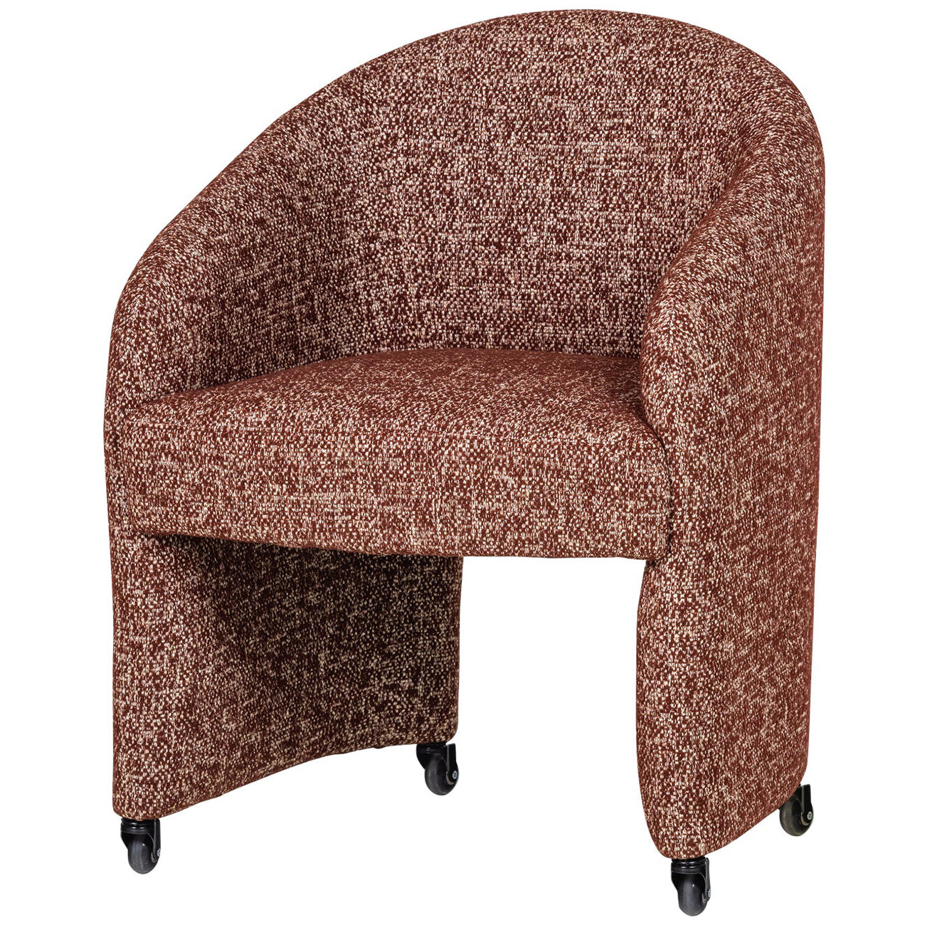 Cordo Melange Dining Chair with Wheels