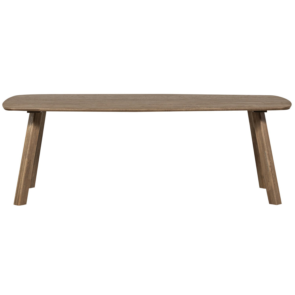 Danish Oak Wood Oval Dining Table