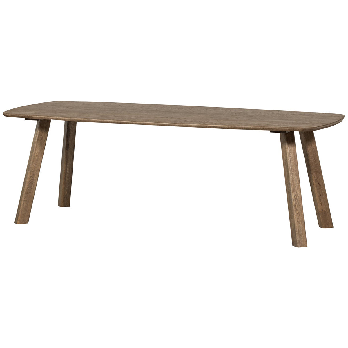 Danish Oak Wood Oval Dining Table