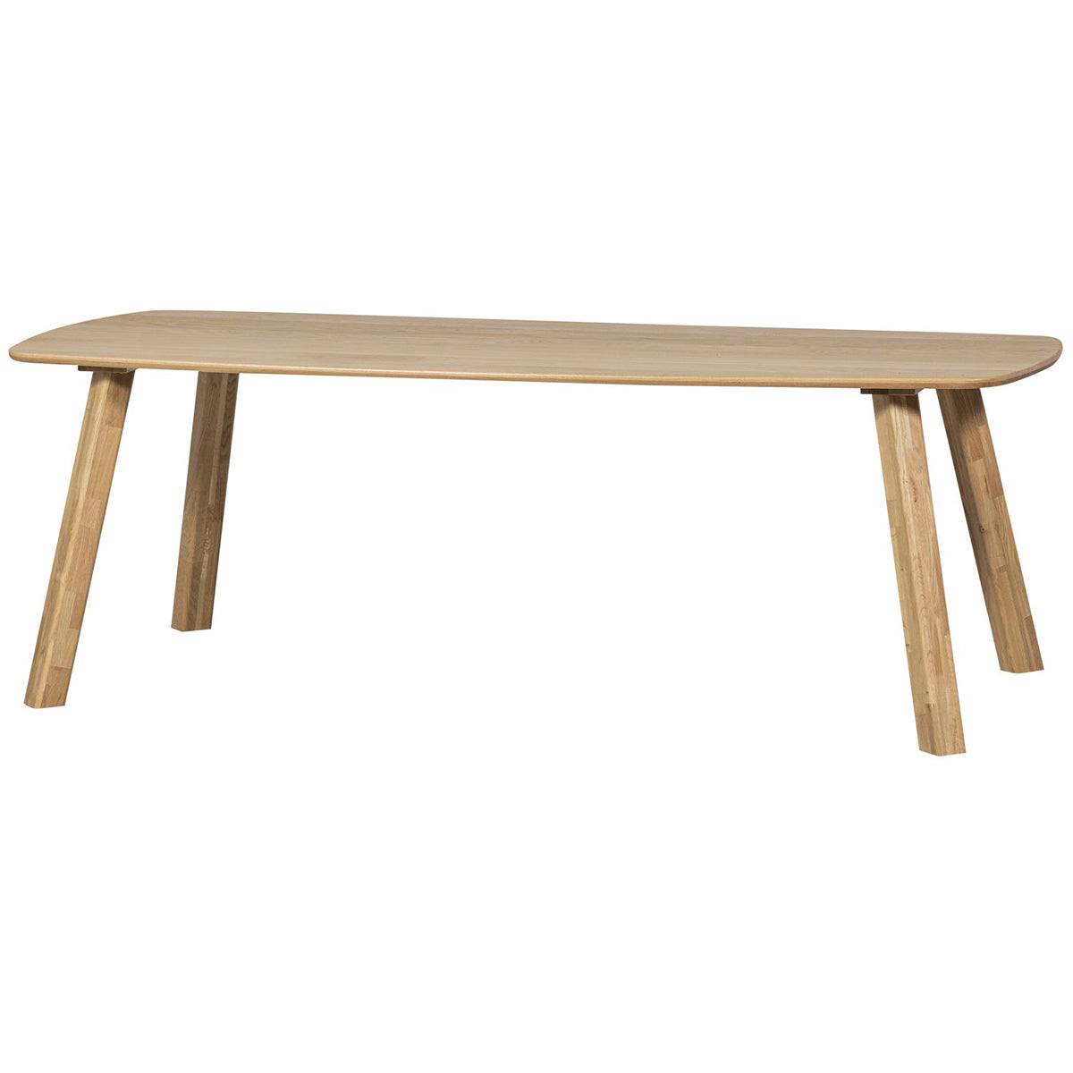 Danish Oak Wood Oval Dining Table