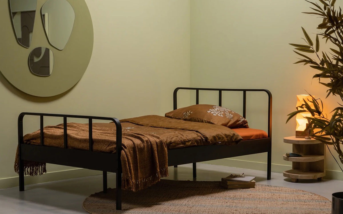 Darren Mango Wood Semicircular Side Table