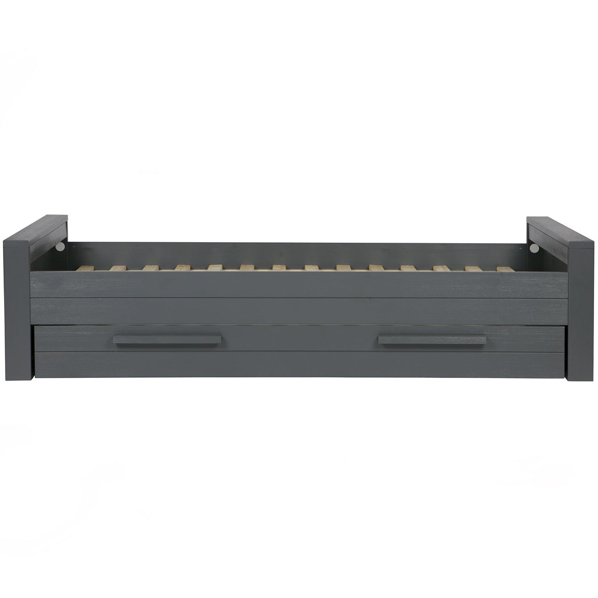Dennis Brushed Pine Wood Bed