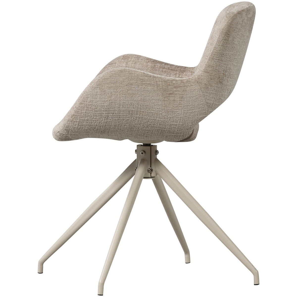 Eliva Velvet Swivel Dining Chair