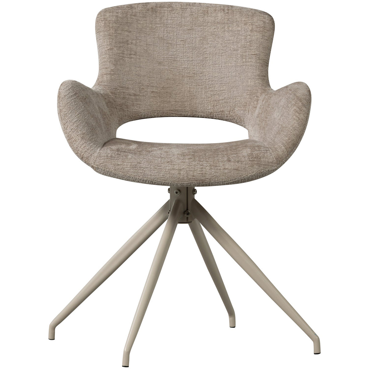 Eliva Velvet Swivel Dining Chair