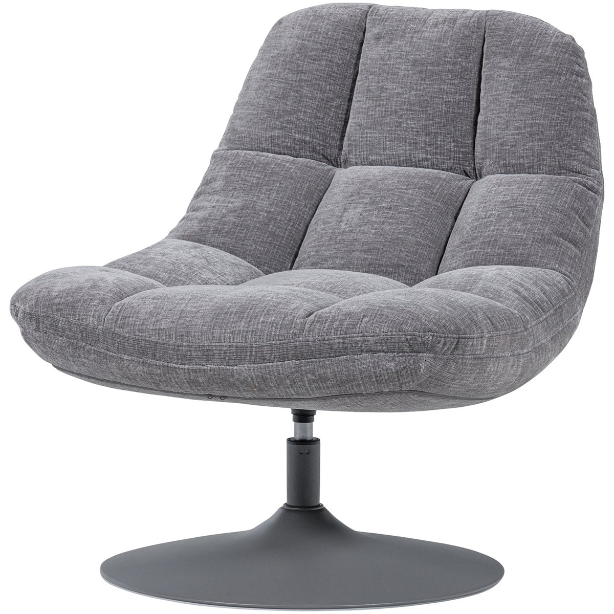 Elvi Chenille Swivel Armchair