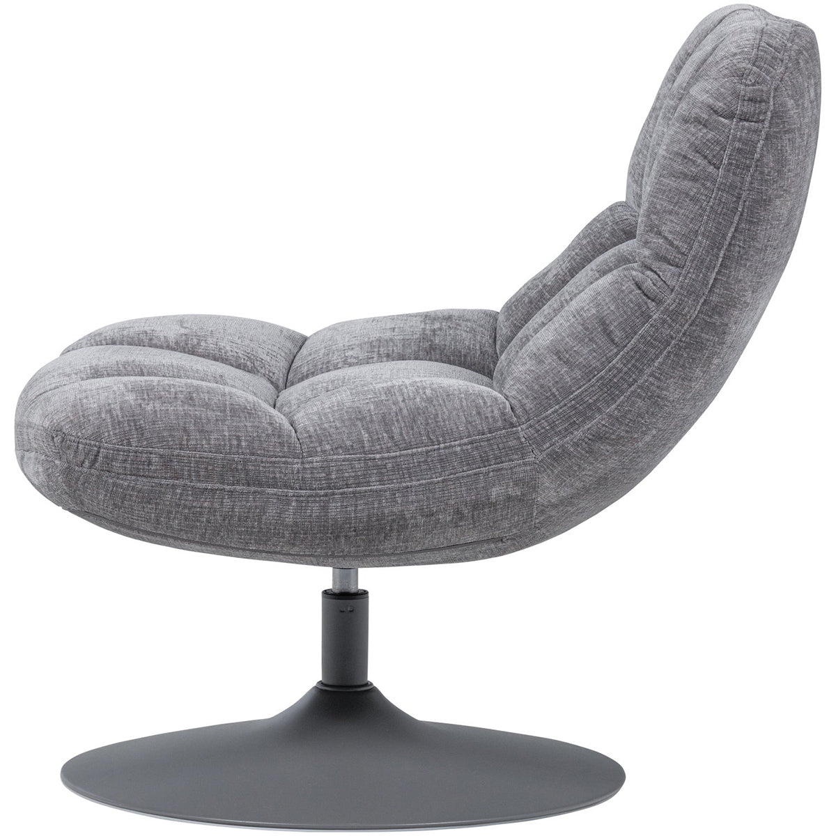 Elvi Chenille Swivel Armchair