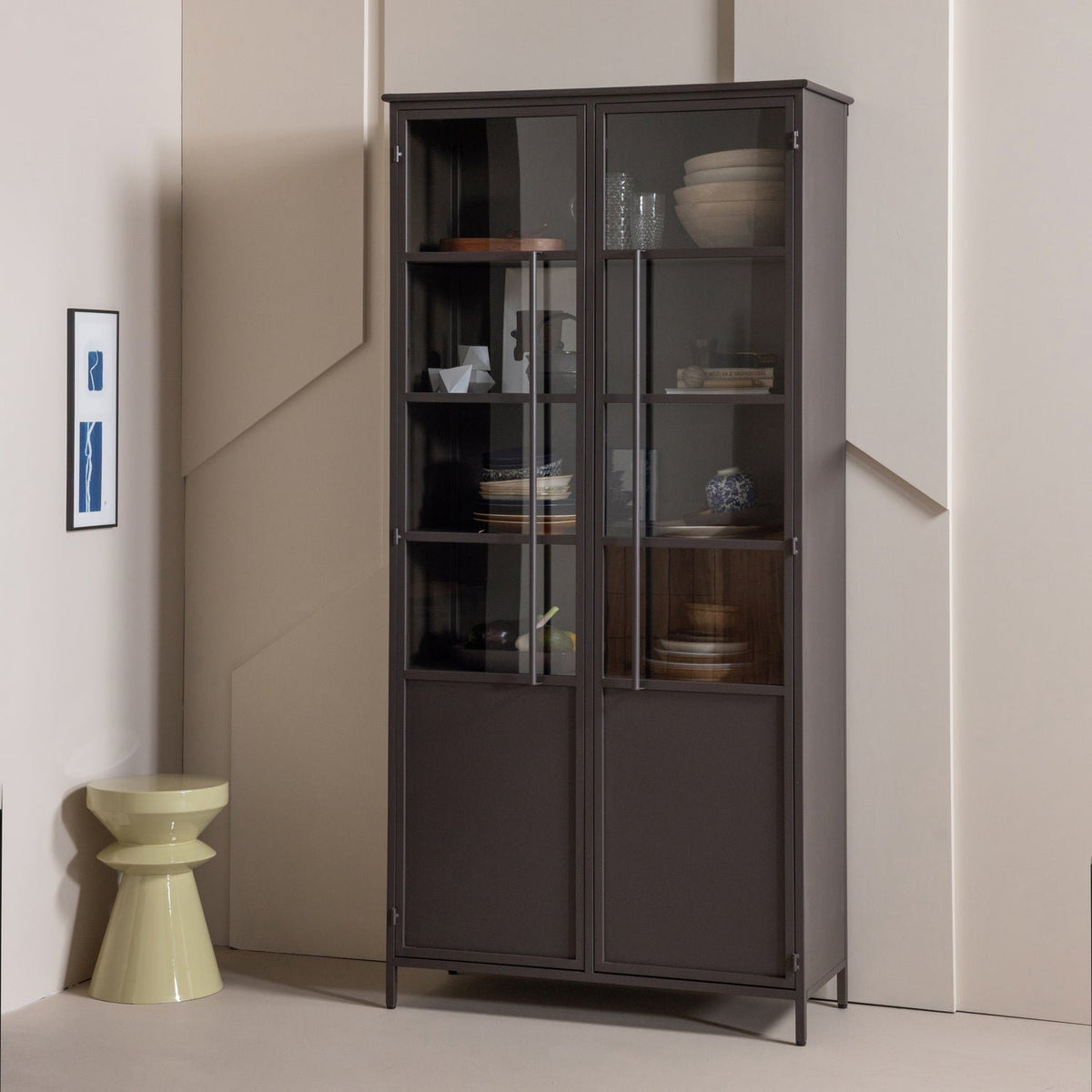 Exhibit Metal 2 Doors Cabinet