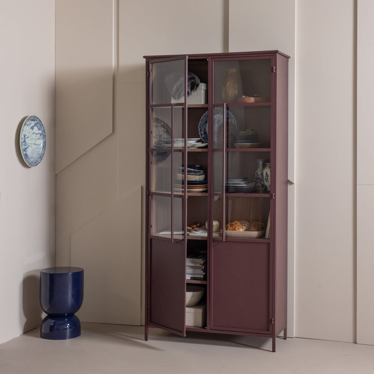 Exhibit Metal 2 Doors Cabinet