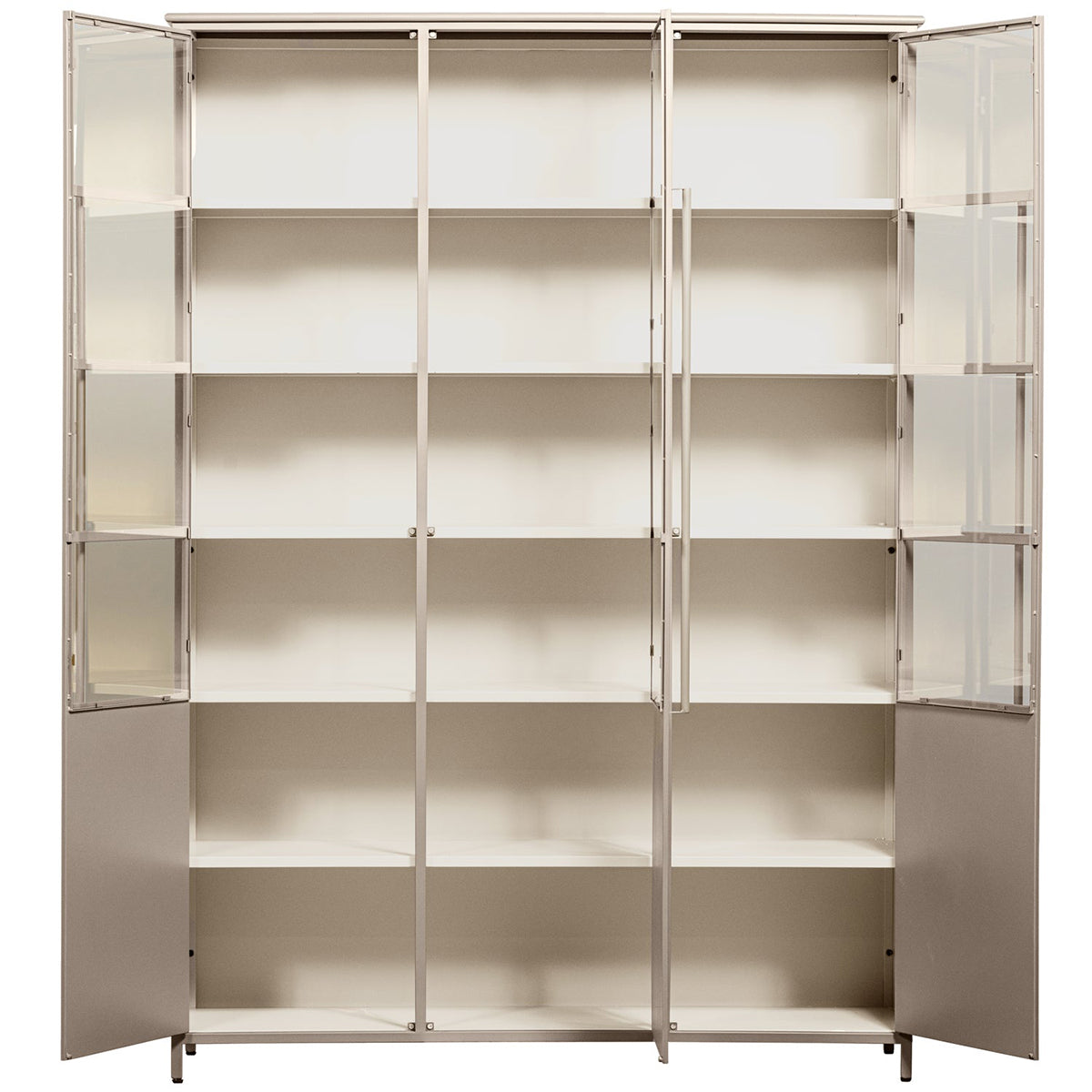 Exhibit Metal 3 Doors Cabinet