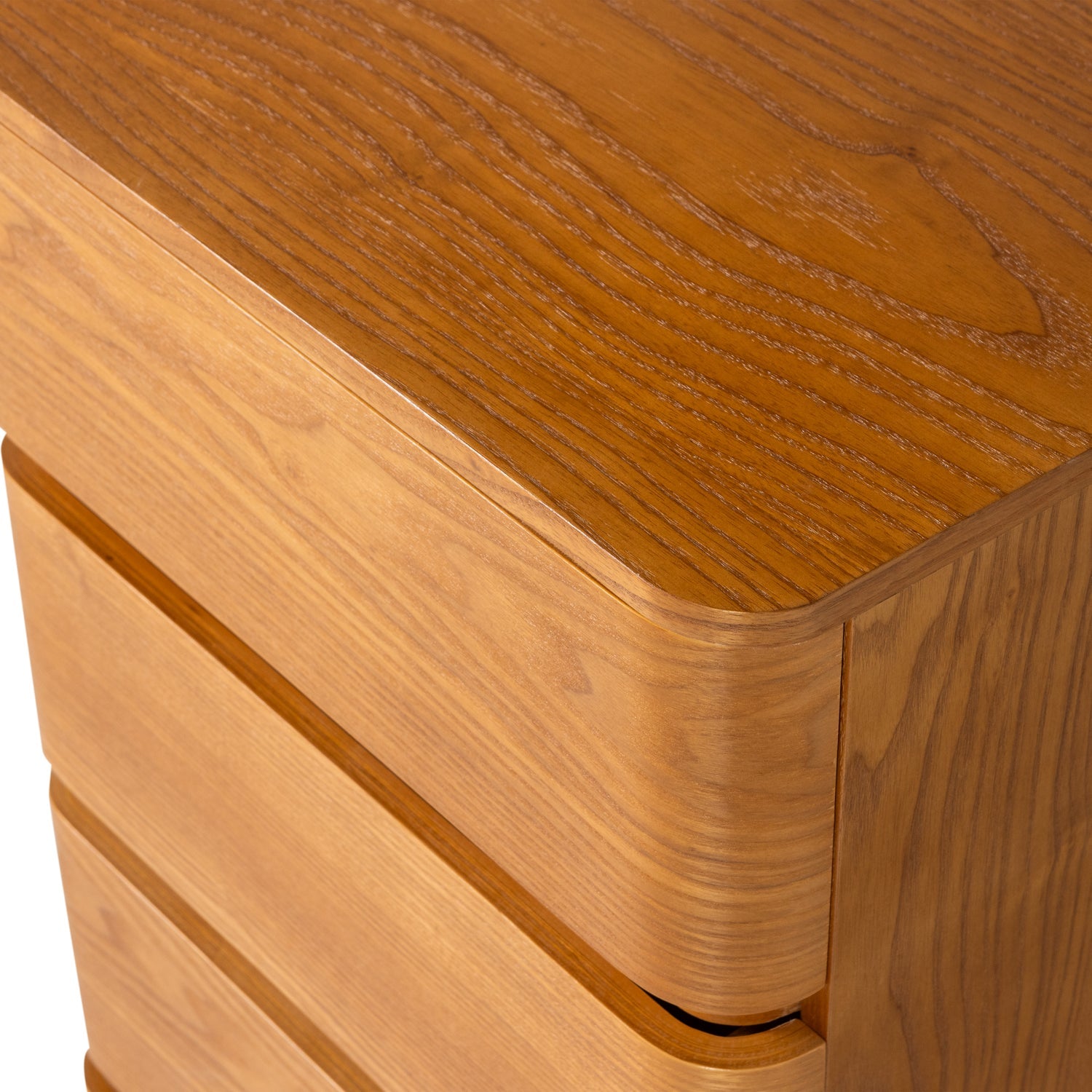 Fejo Brown 4 Drawers Dresser