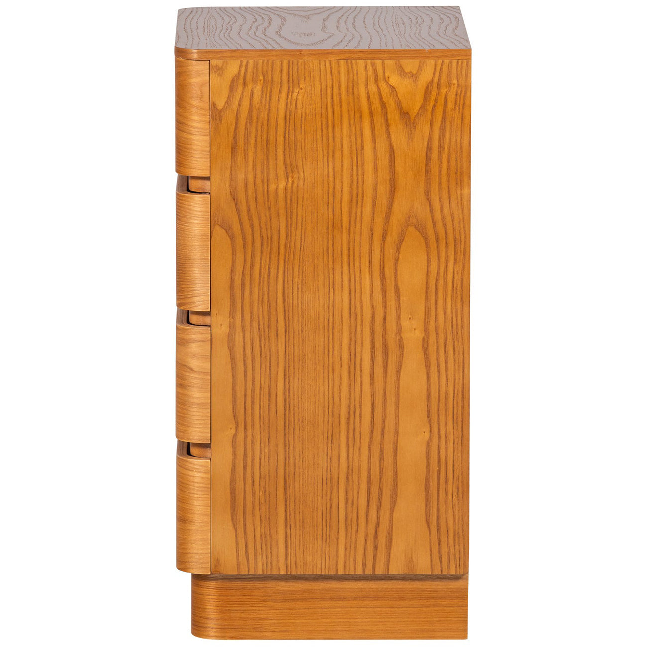 Fejo Brown 4 Drawers Dresser