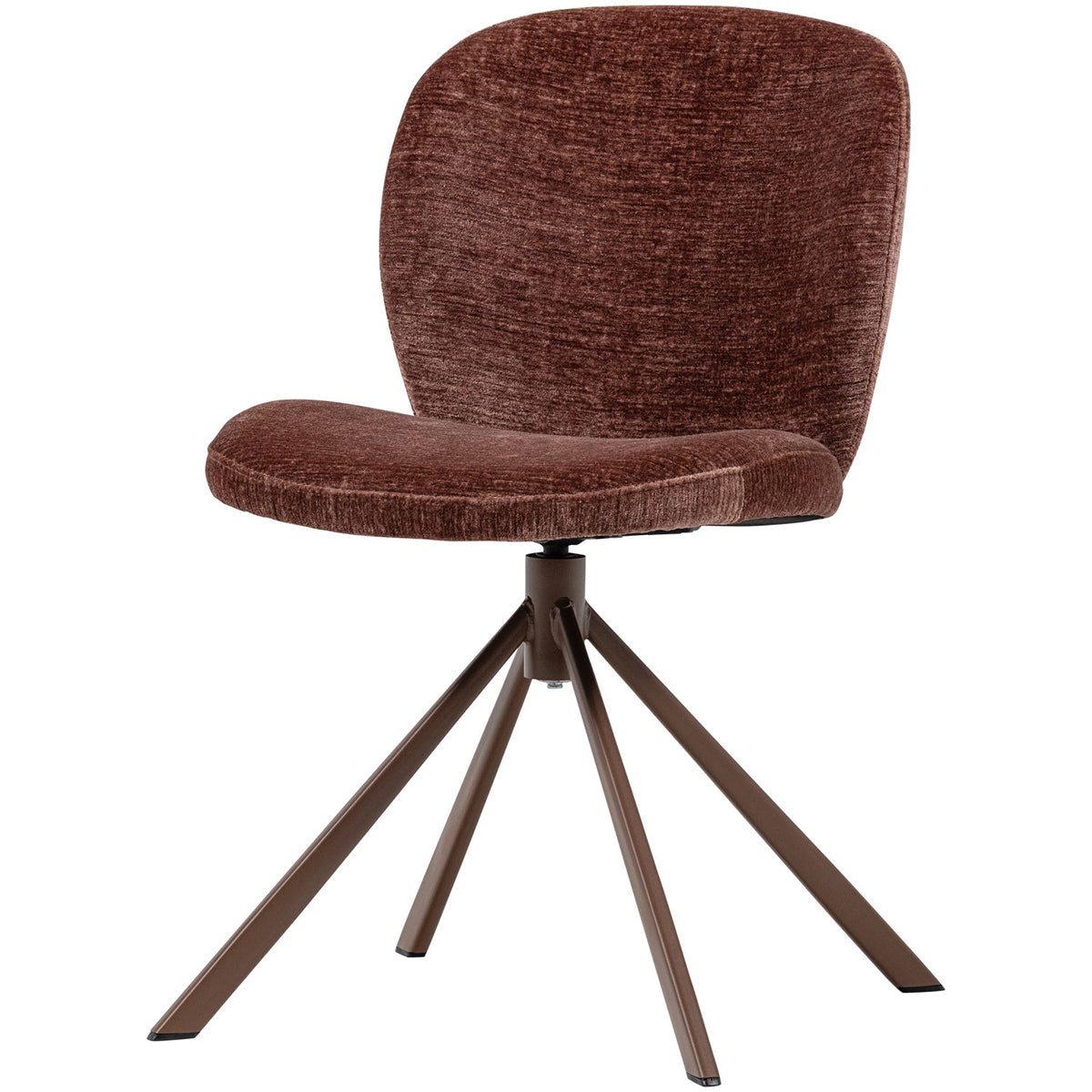 Femke Chenille Swivel Dining Chair