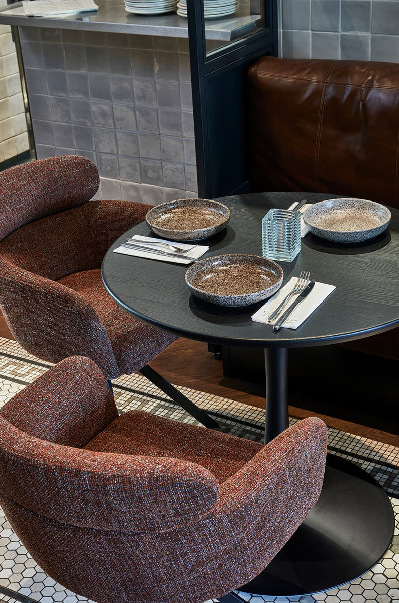 Fenne Cave Swivel Dining Chair