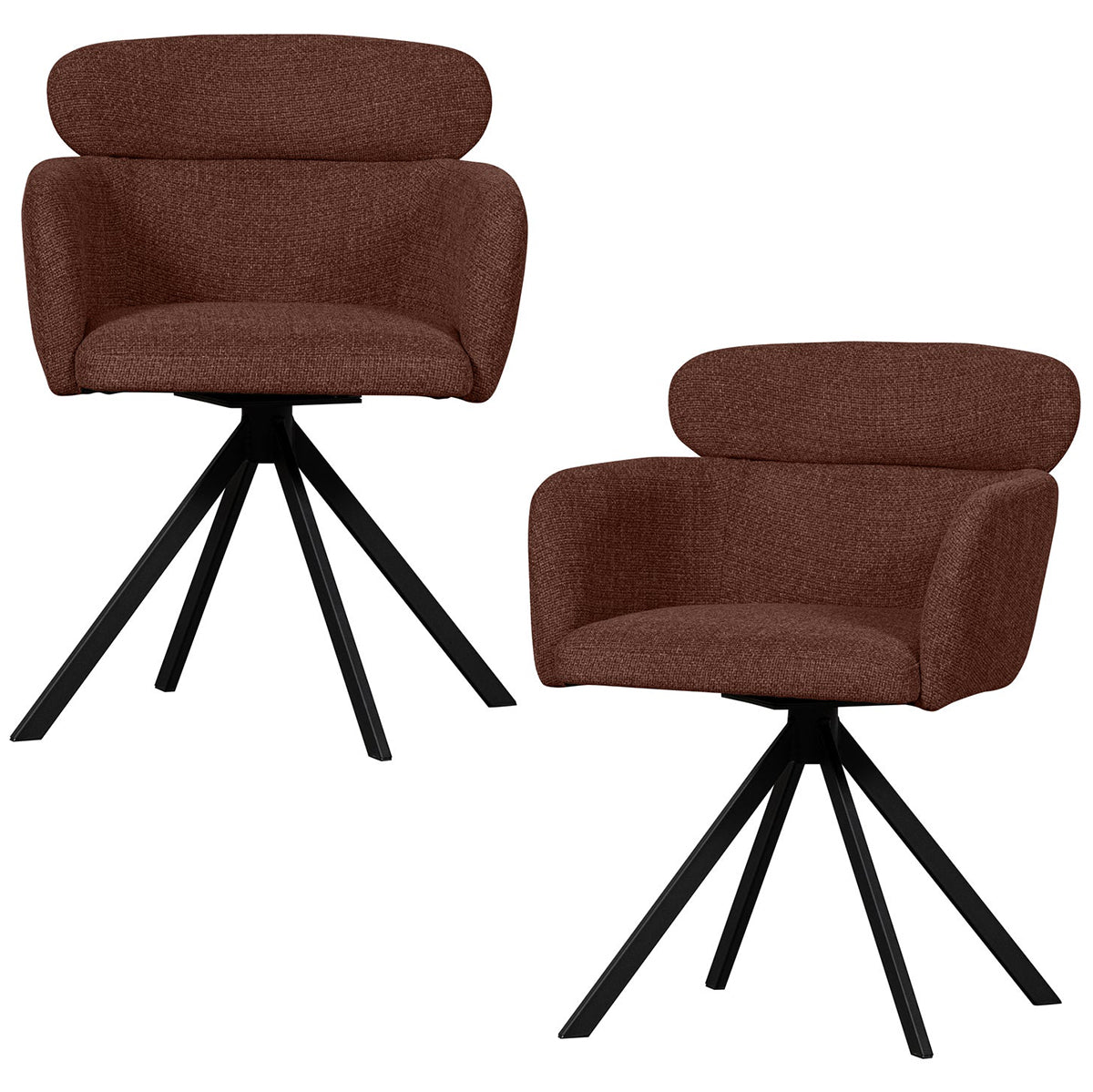 Fenne Cave Swivel Dining Chair