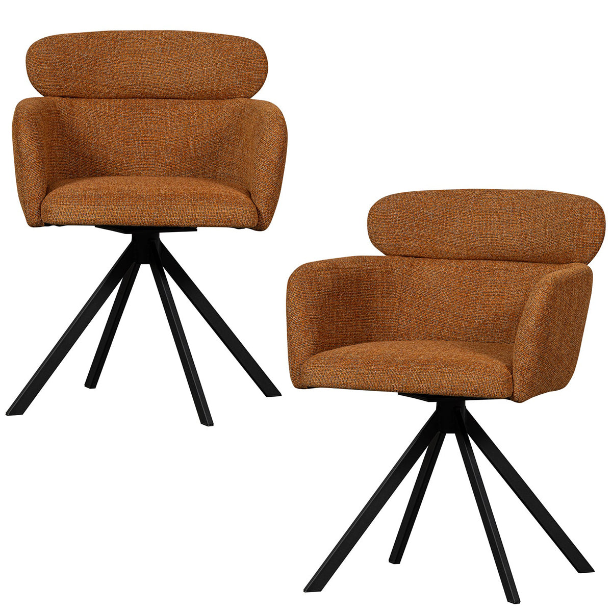 Fenne Cave Swivel Dining Chair