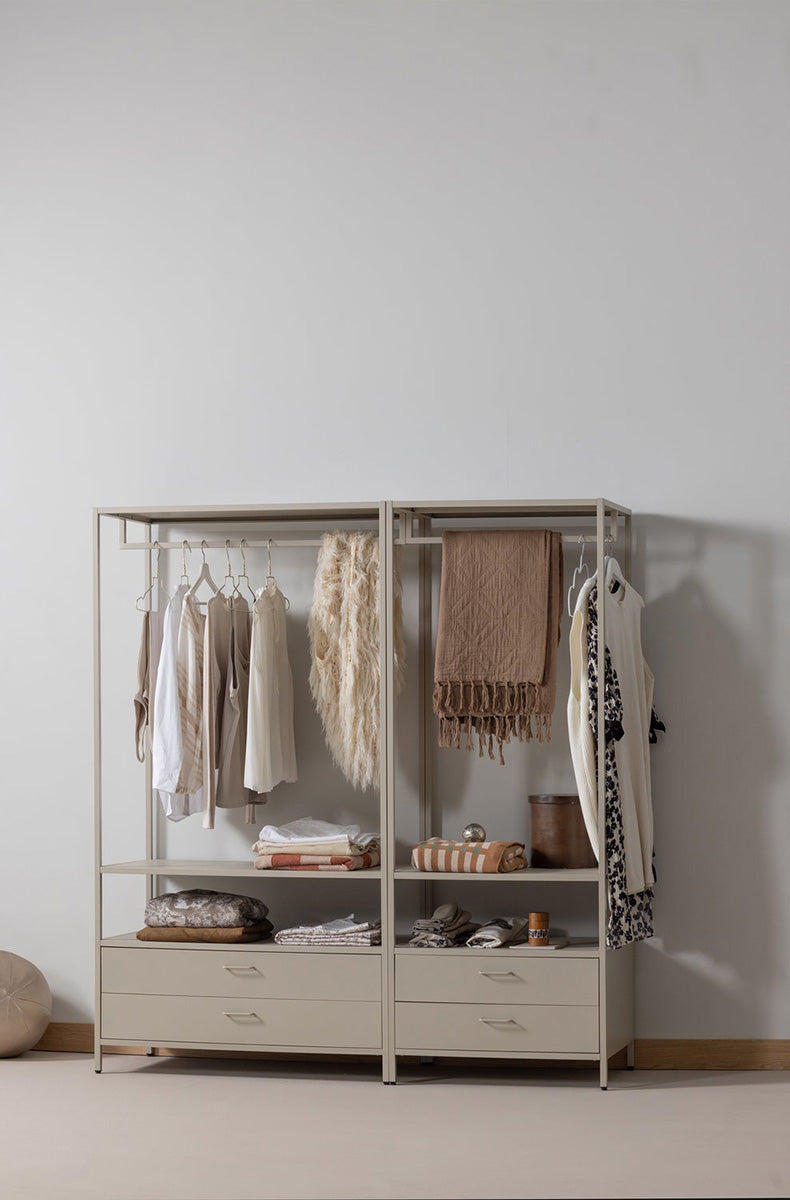 Ferris Sand Open Wardrobe