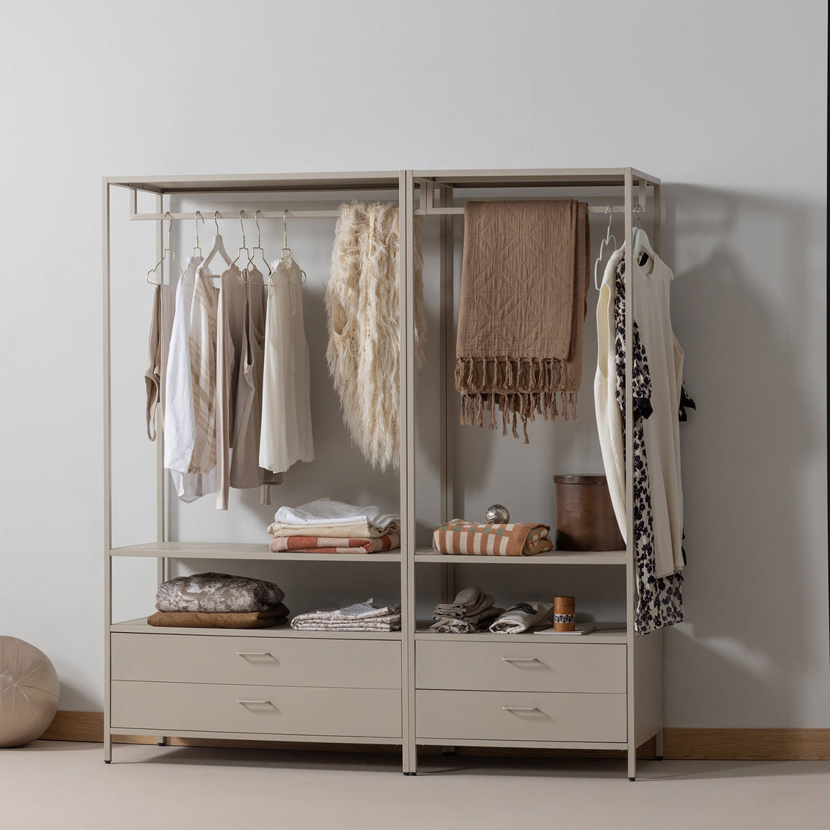 Ferris Sand Open Wardrobe