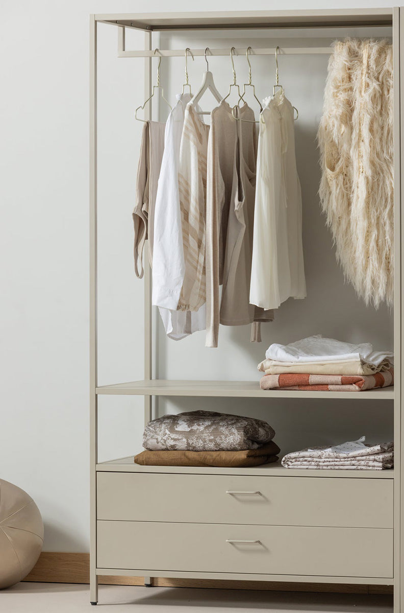 Ferris Sand Open Wardrobe