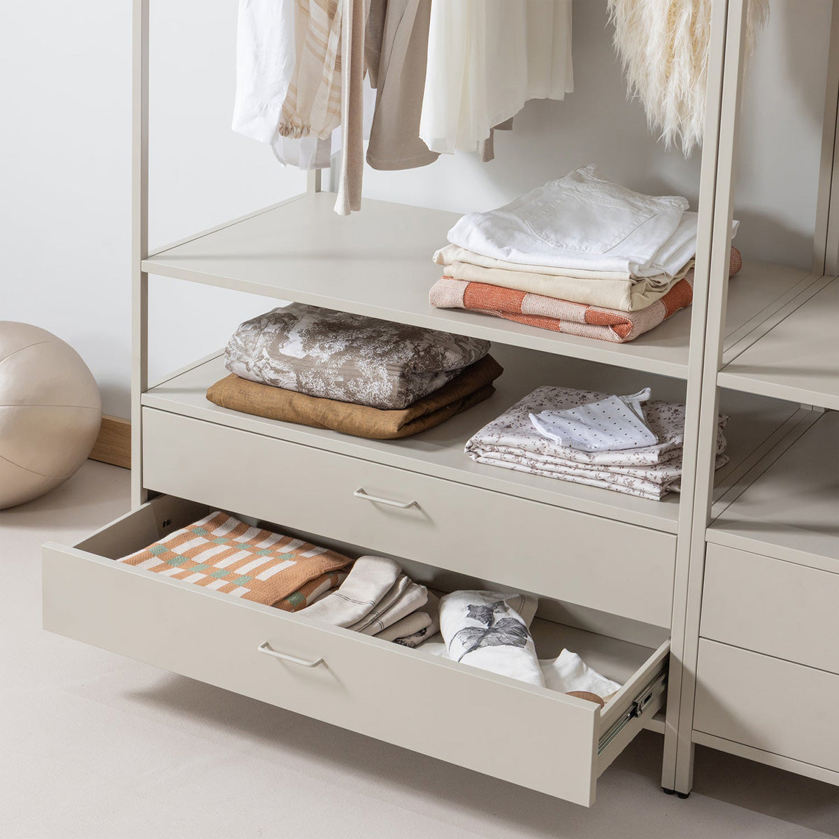 Ferris Sand Open Wardrobe