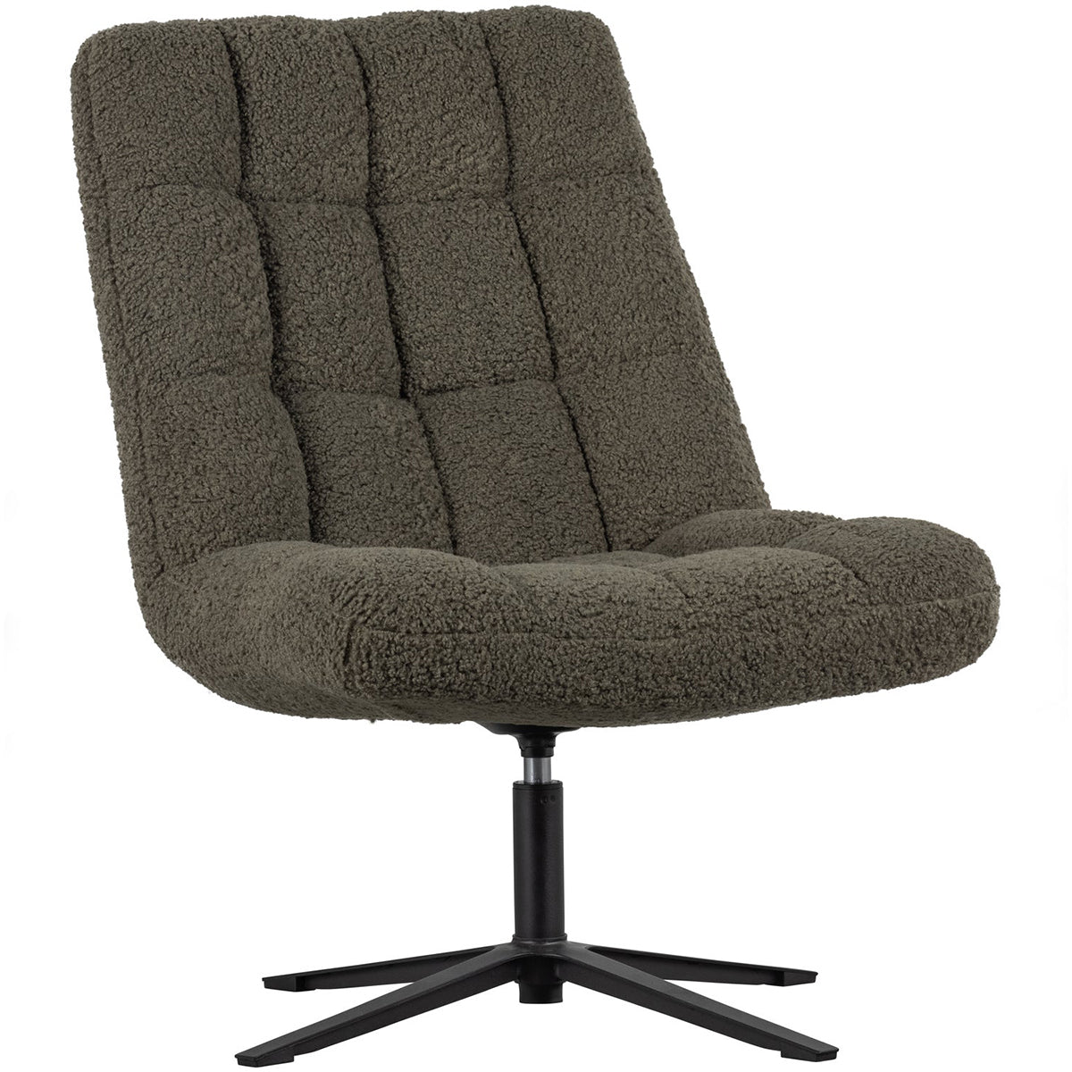 Job Green Teddy Swivel Armchair