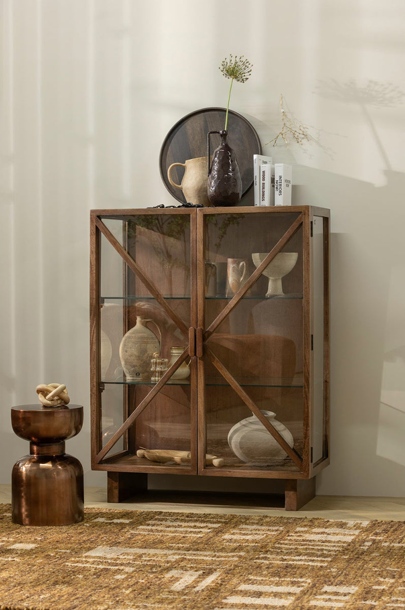 Kella Mango Wood 2 Doors Cabinet