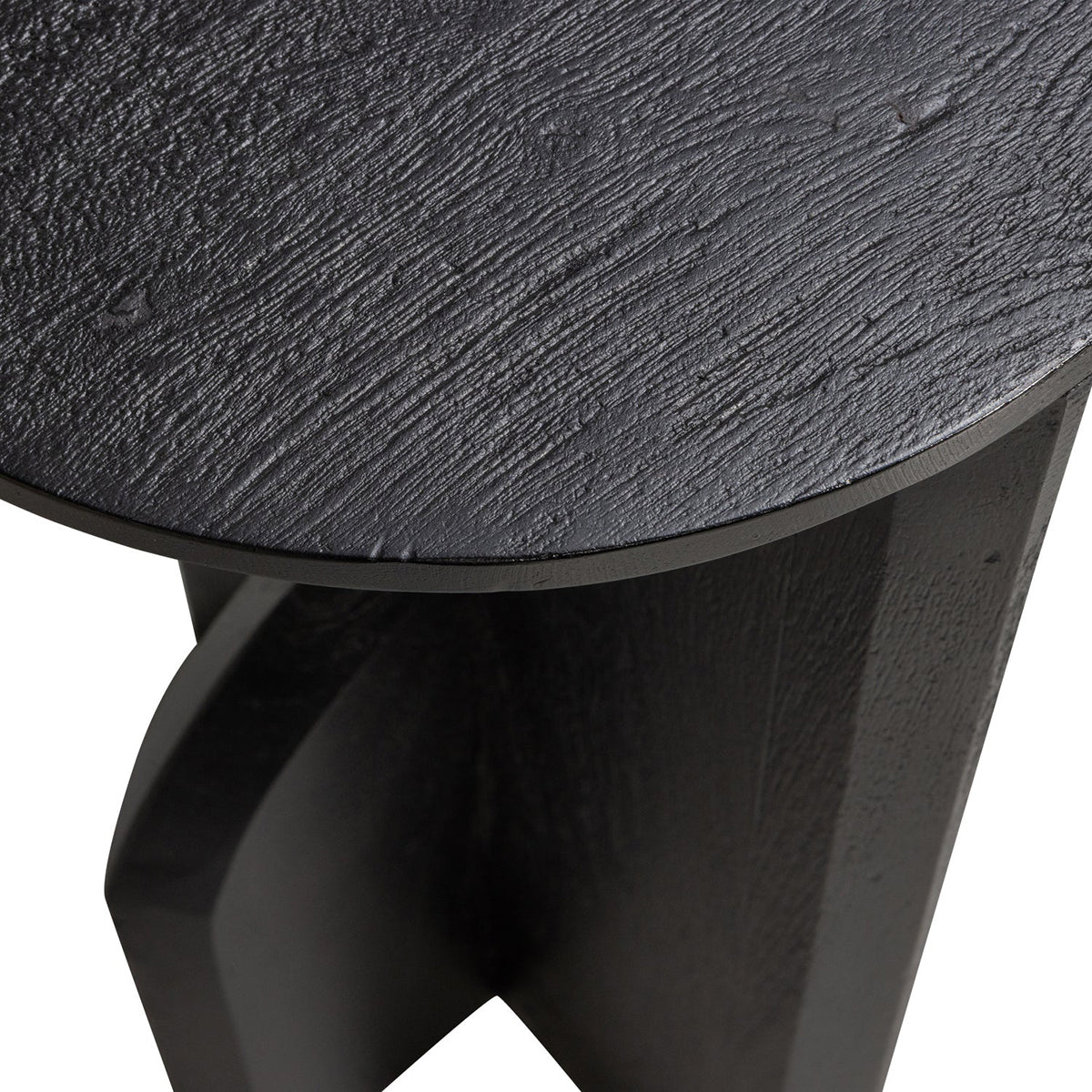 Koni Dark Black Small Side Table