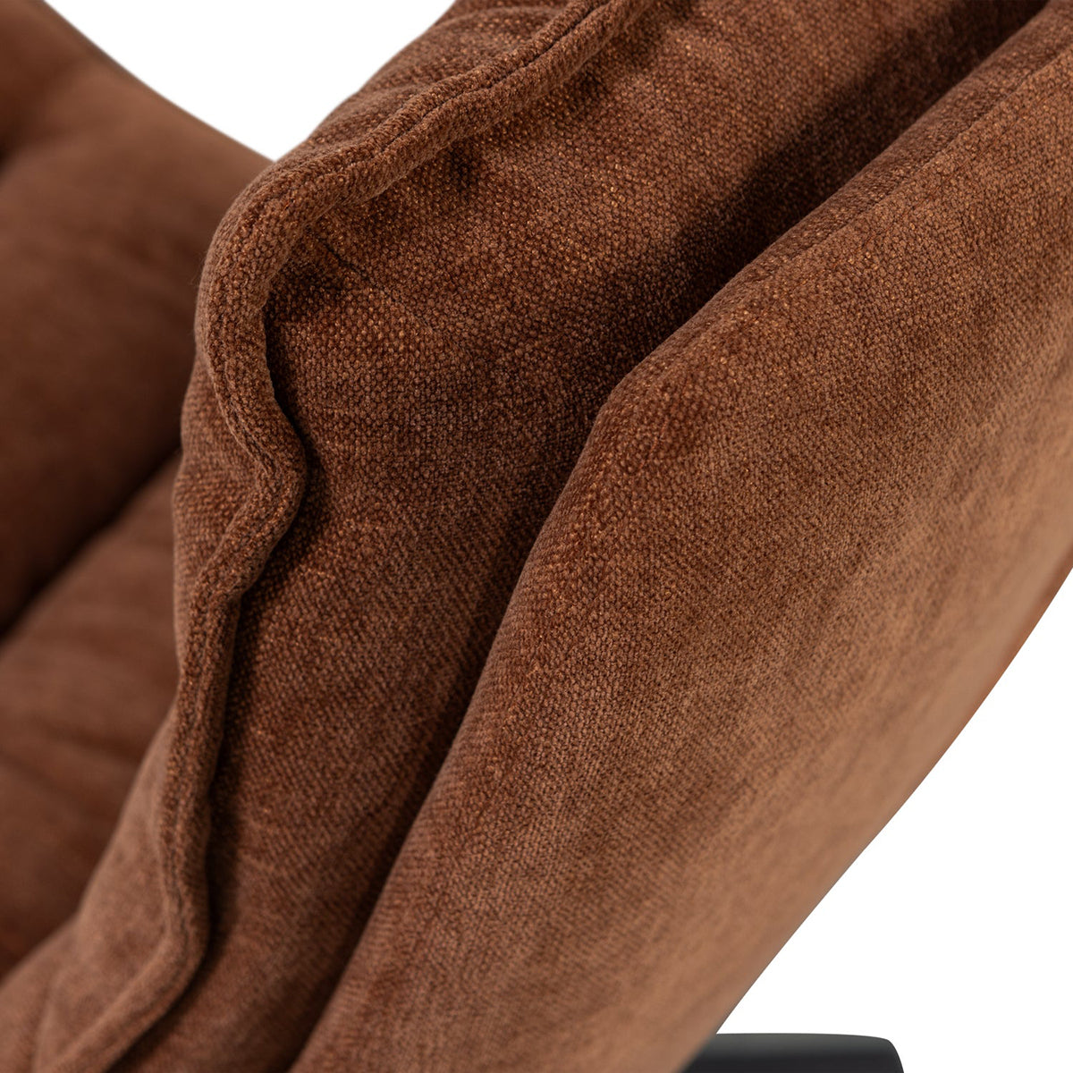 Kube Swivel Armchair with Hocker