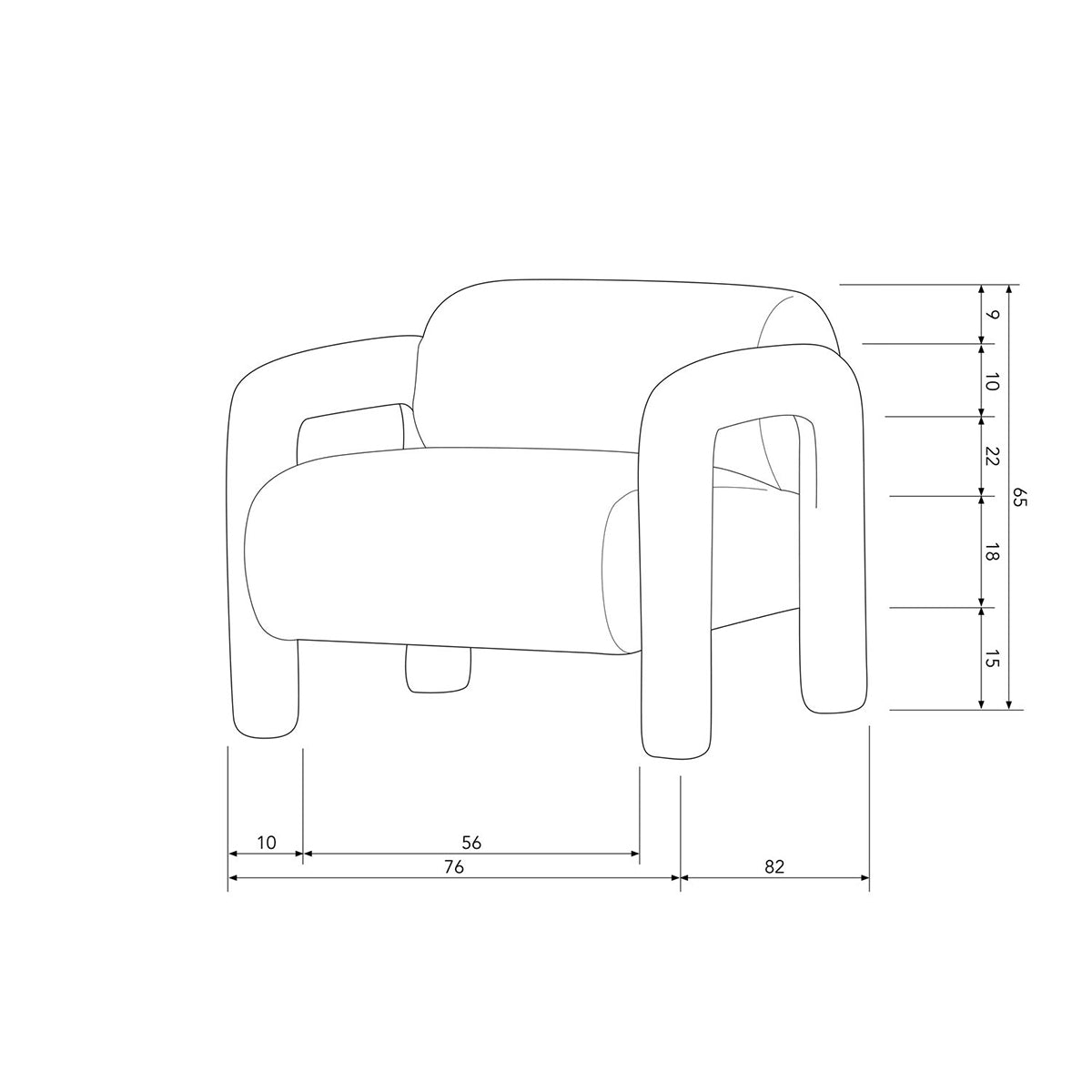 Lenny Sissy Velvet Armchair