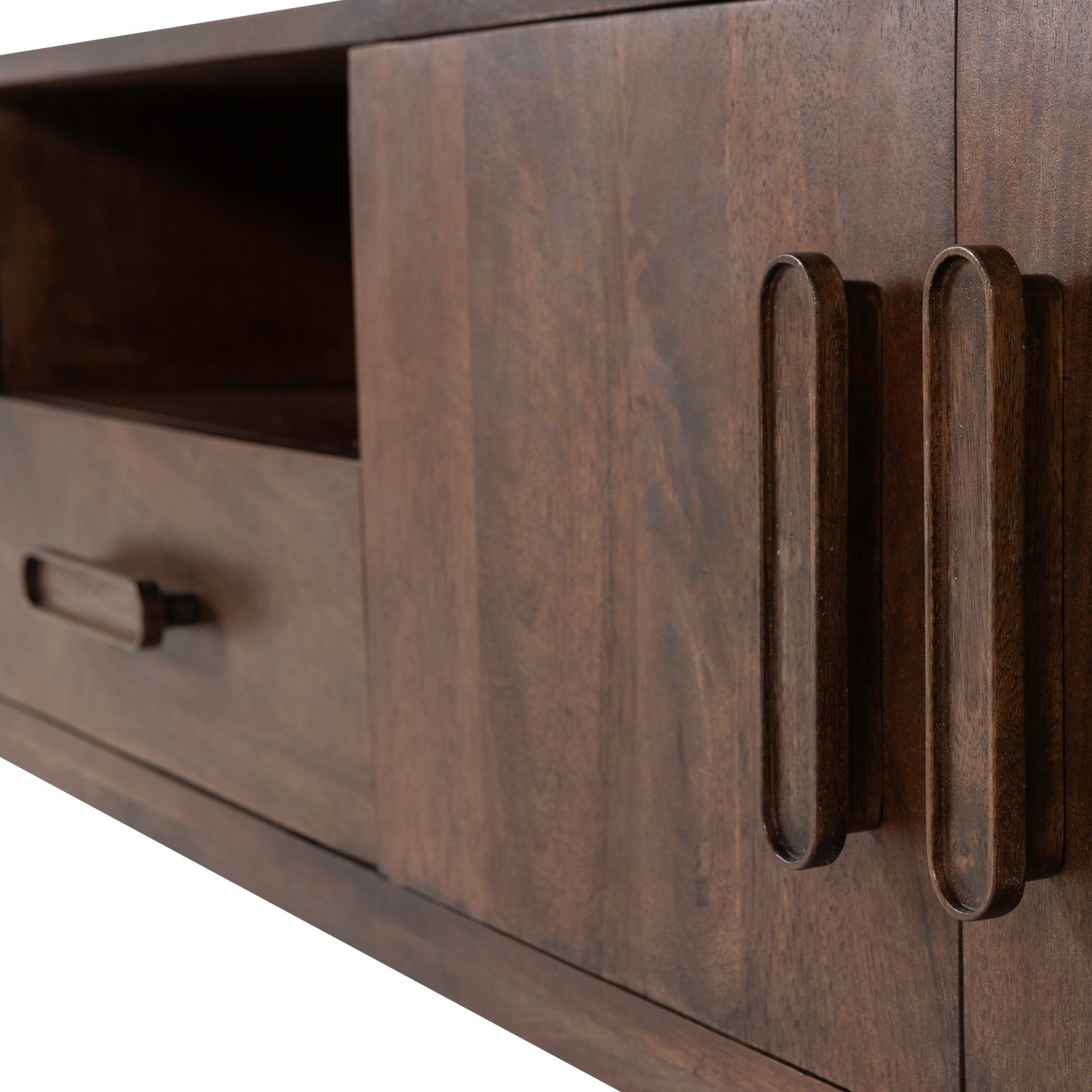 Liya Mango Wood TV Unit with Drawer