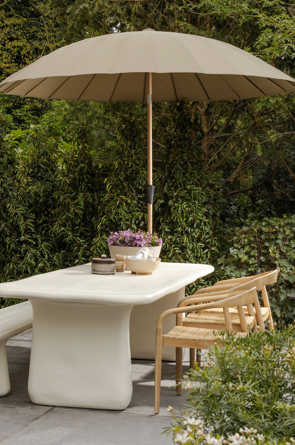 Loggia Natural Bench