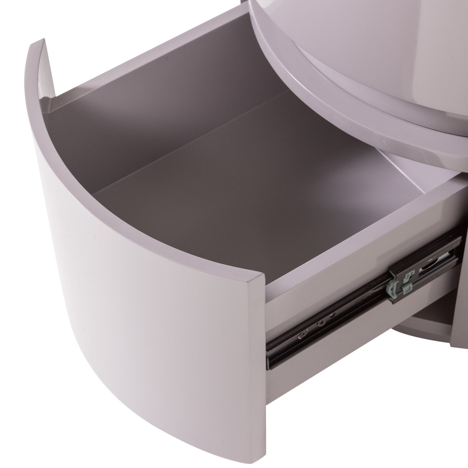 Lunex Light Grey High Gloss Night Stand