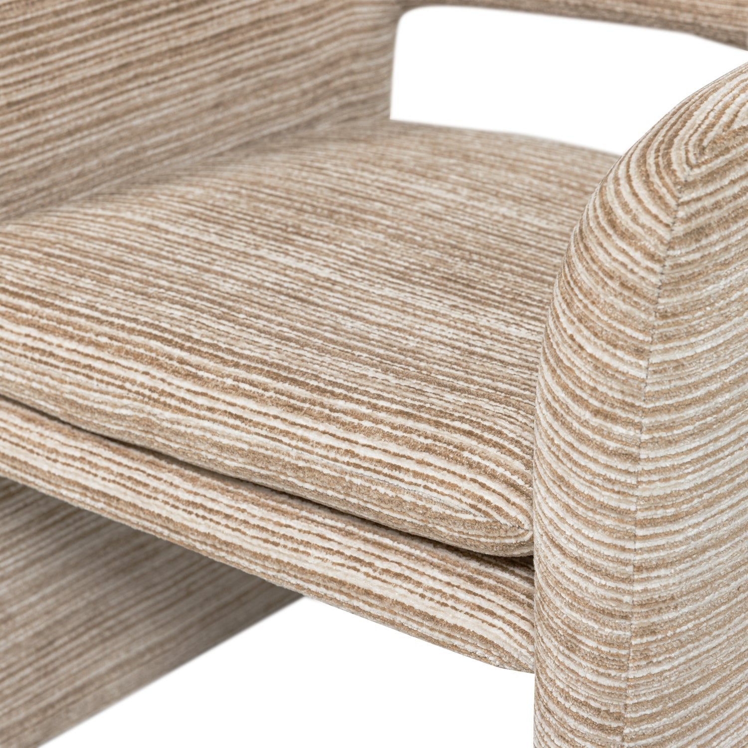 Lyric Natural Stripe Dessin Armchair