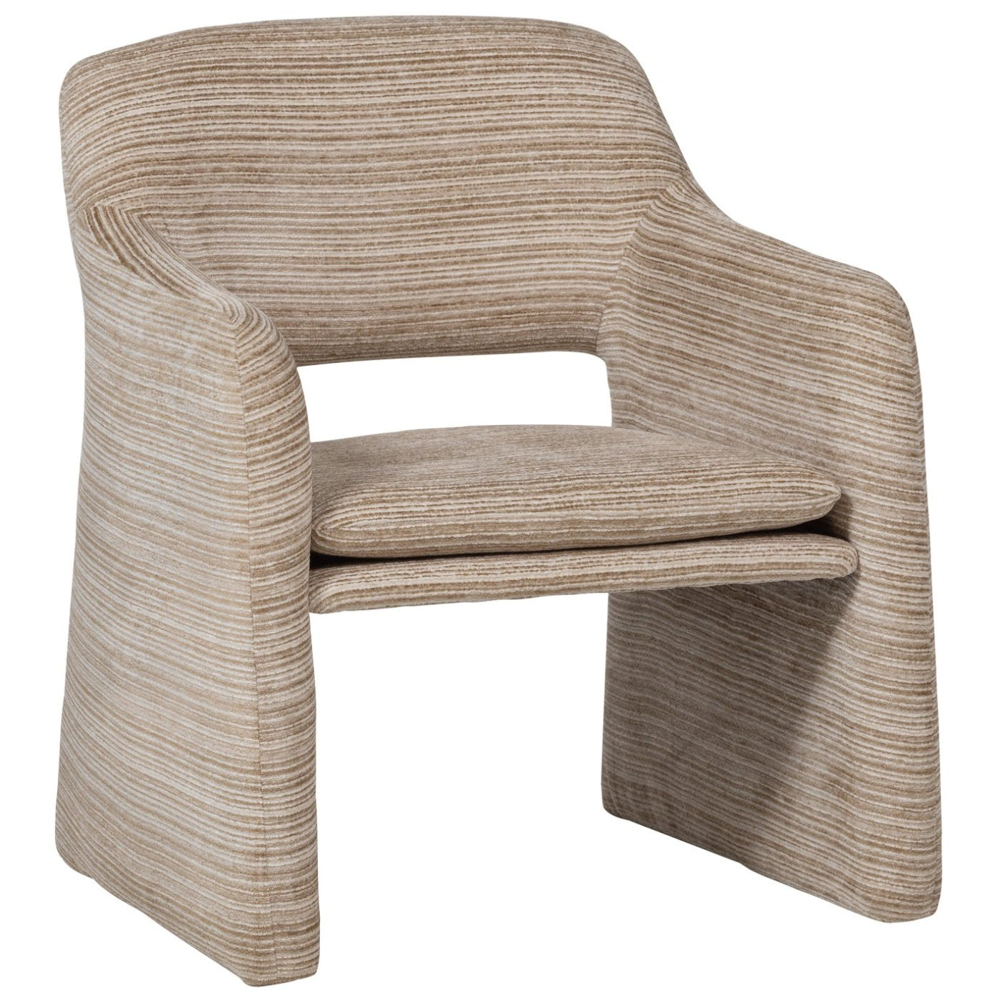 Lyric Natural Stripe Dessin Armchair