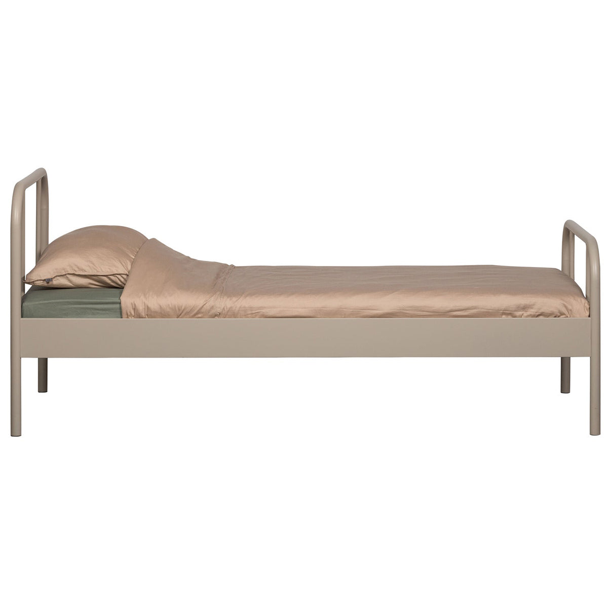 Mata Sand Metal Single Bed