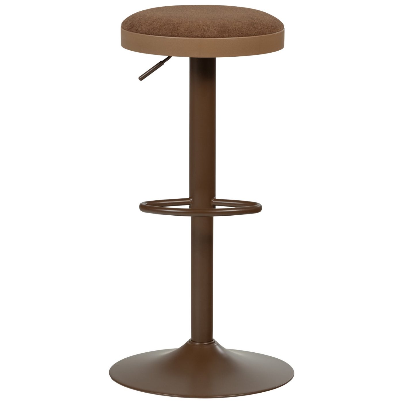 Mevo Chenille Height Adjustable Barstool