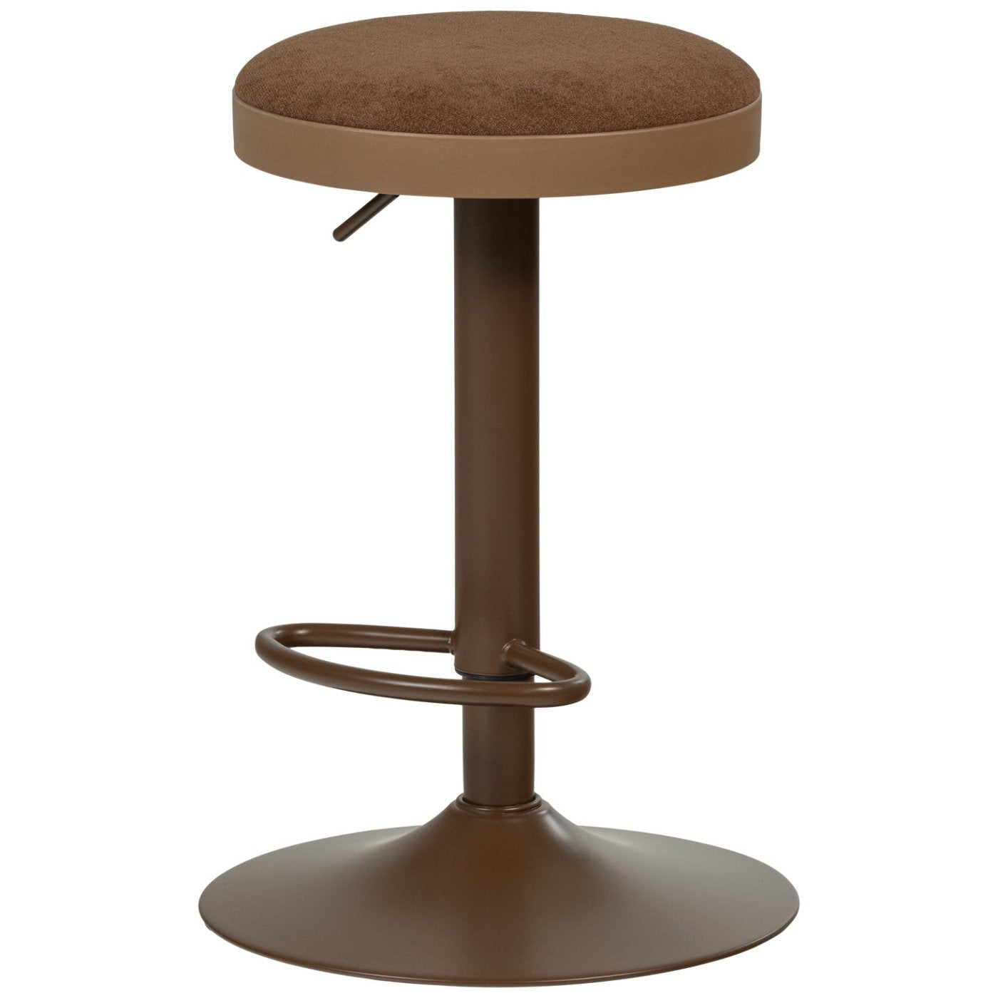 Mevo Chenille Height Adjustable Barstool