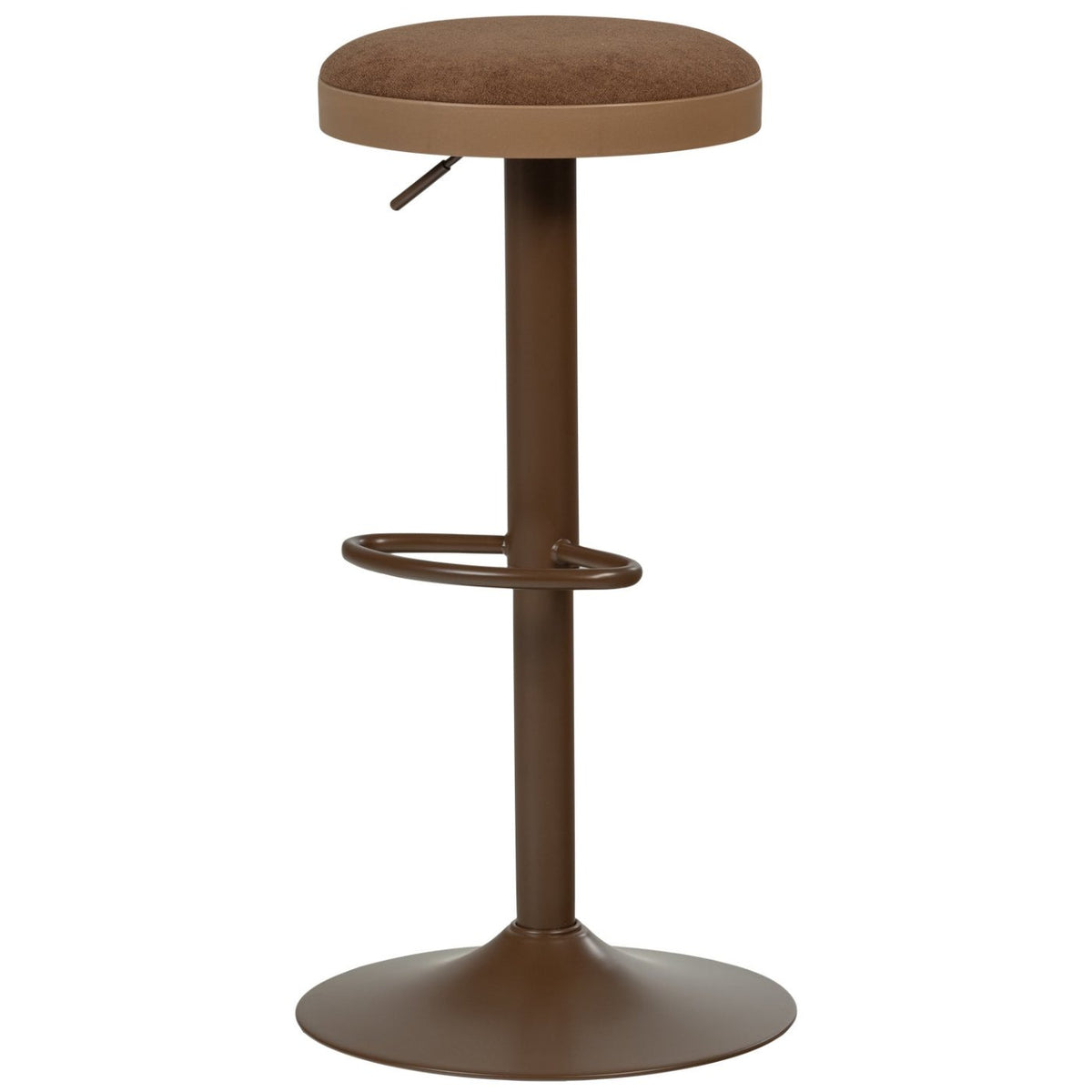 Mevo Chenille Height Adjustable Barstool