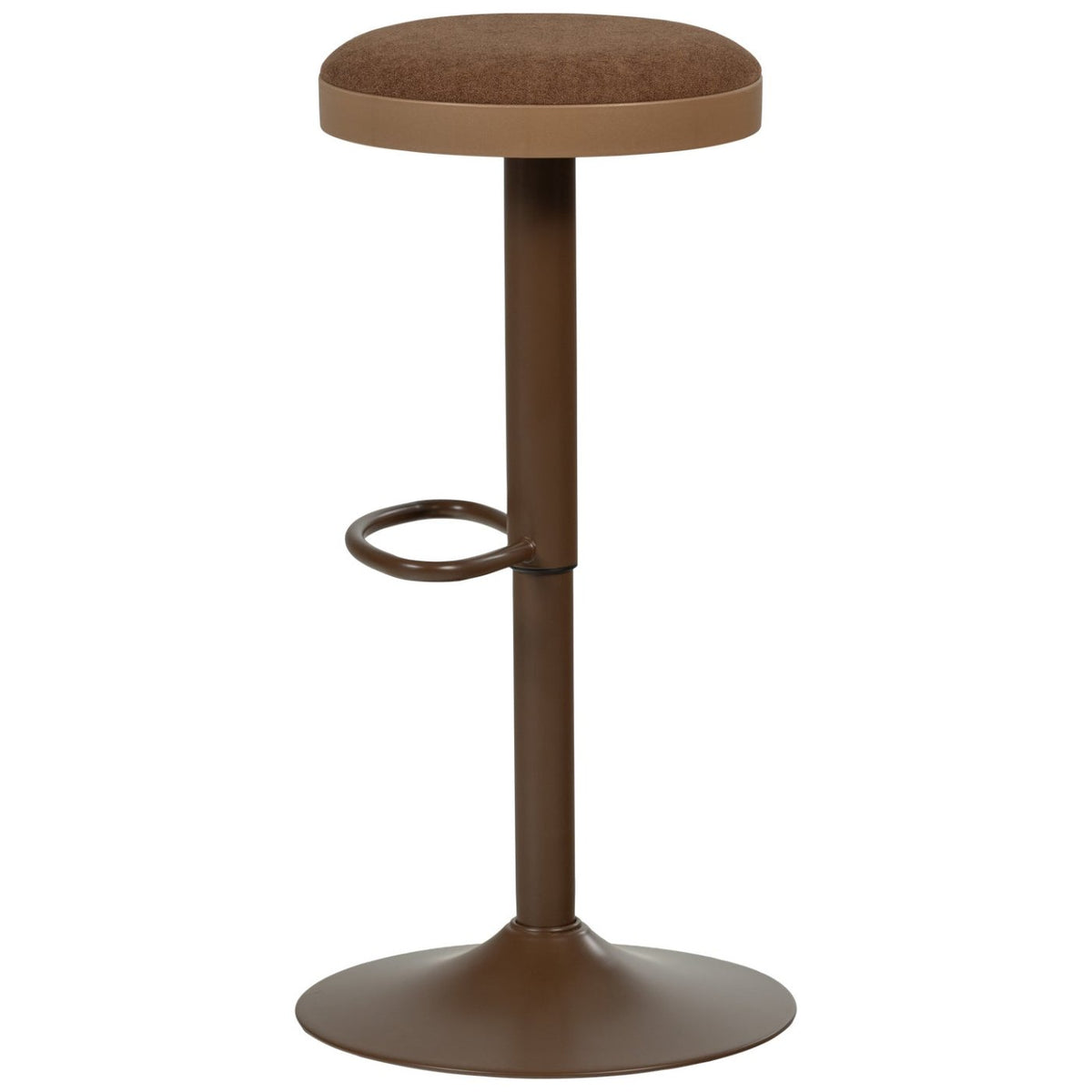Mevo Chenille Height Adjustable Barstool