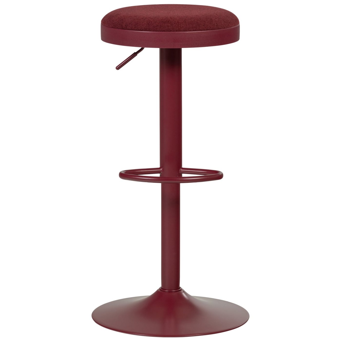 Mevo Chenille Height Adjustable Barstool