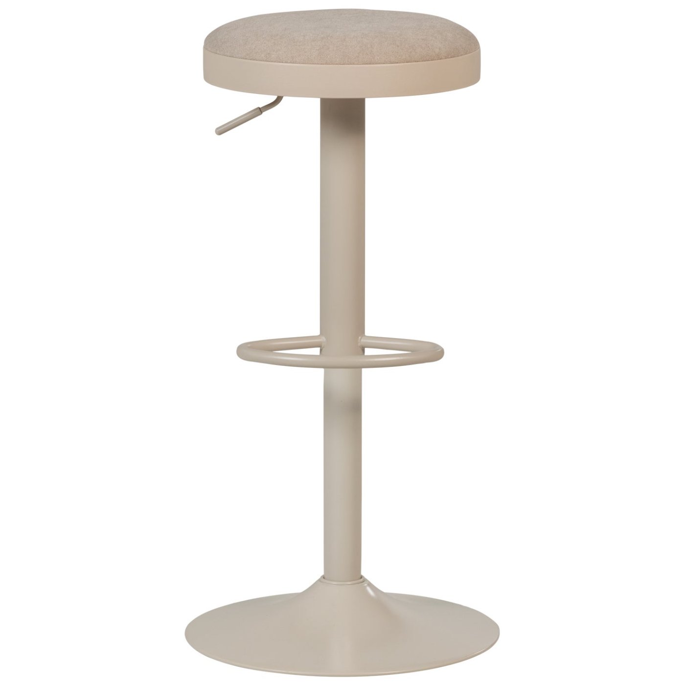 Mevo Chenille Height Adjustable Barstool