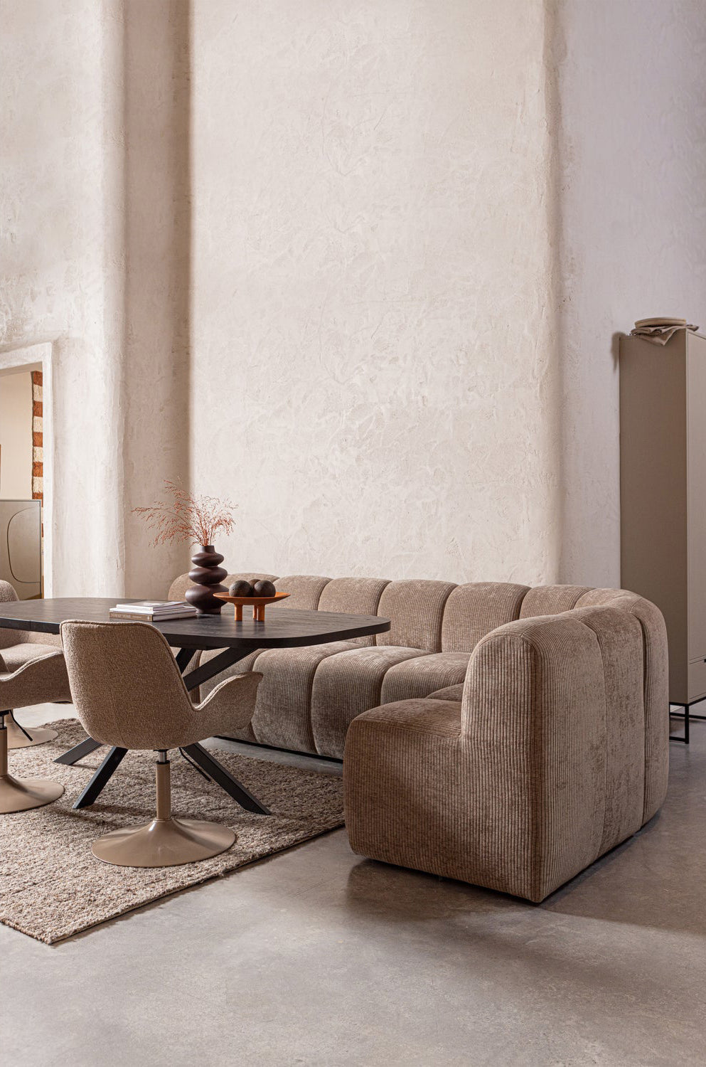 Mojo Dining Bench with Backrest