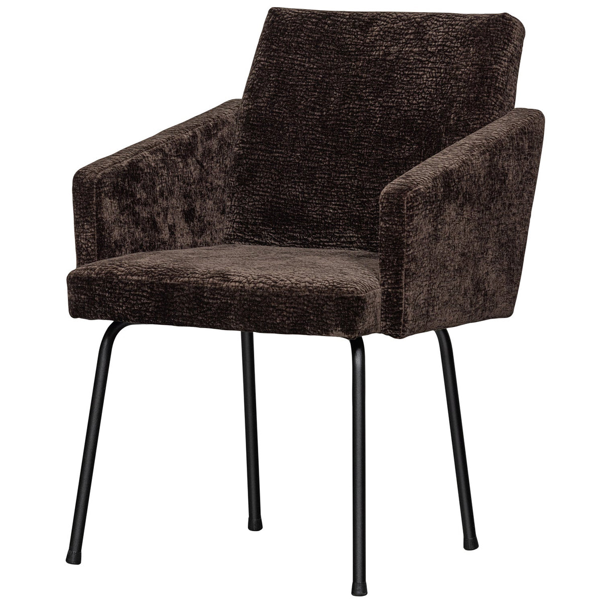 Mount Chenille Dining Chair with Armrest