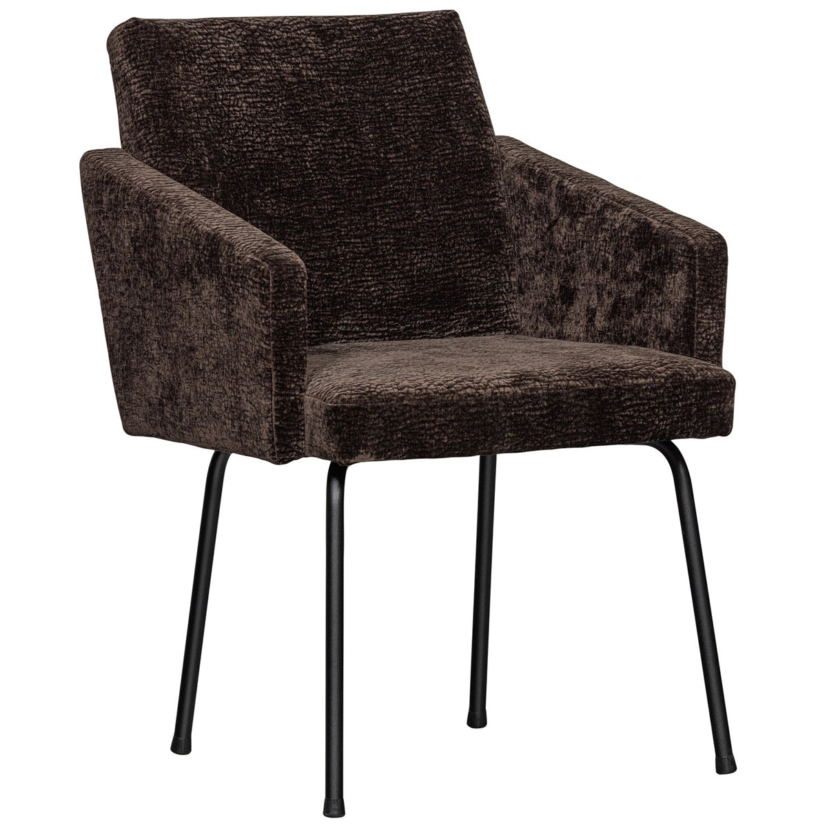Mount Chenille Dining Chair with Armrest