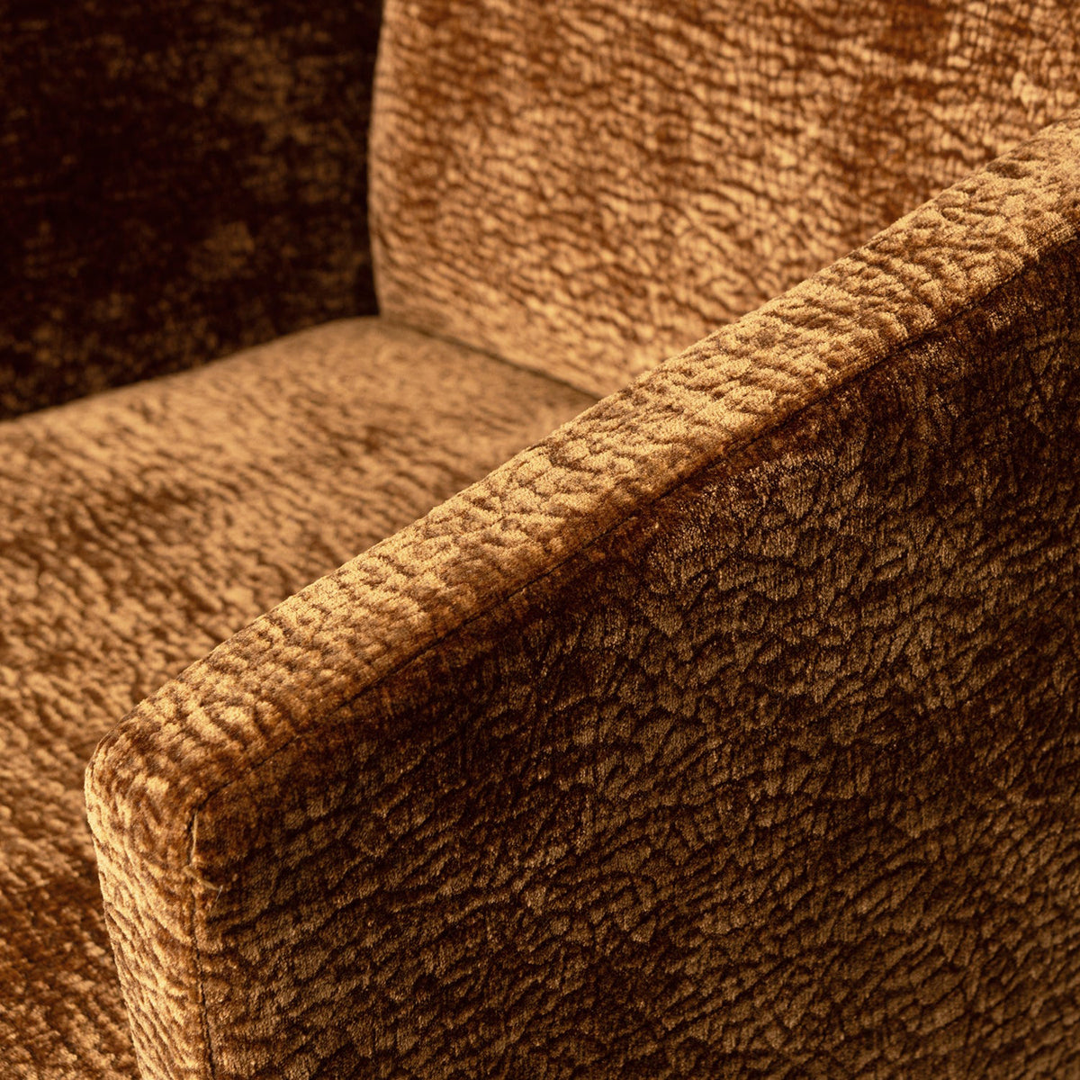 Mount Chenille Dining Chair with Armrest