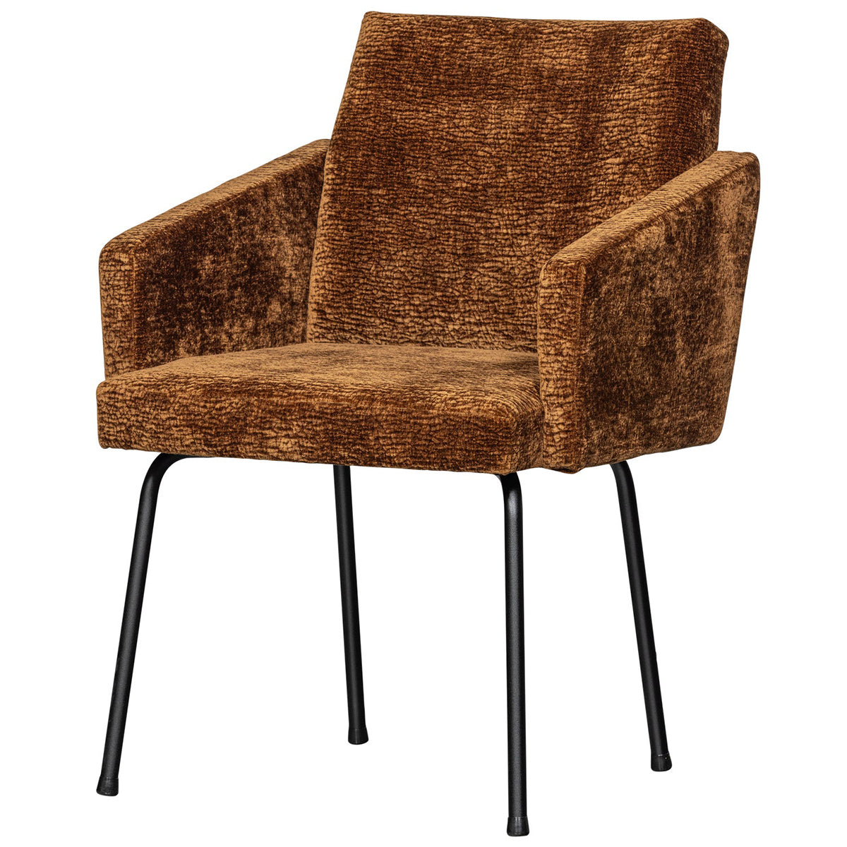 Mount Chenille Dining Chair with Armrest