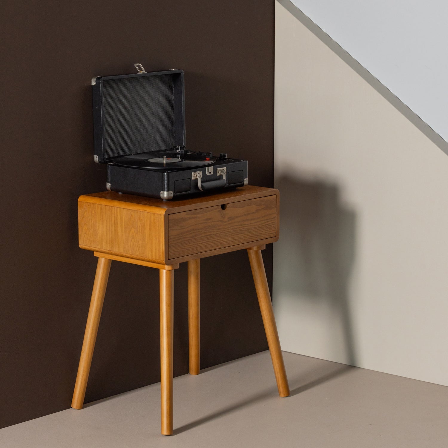 Nelo Brown Night Stand