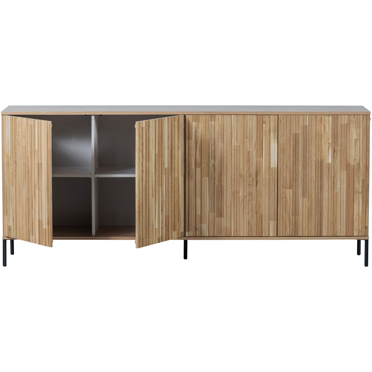 New Gravure Natural Oak Wood Sideboard